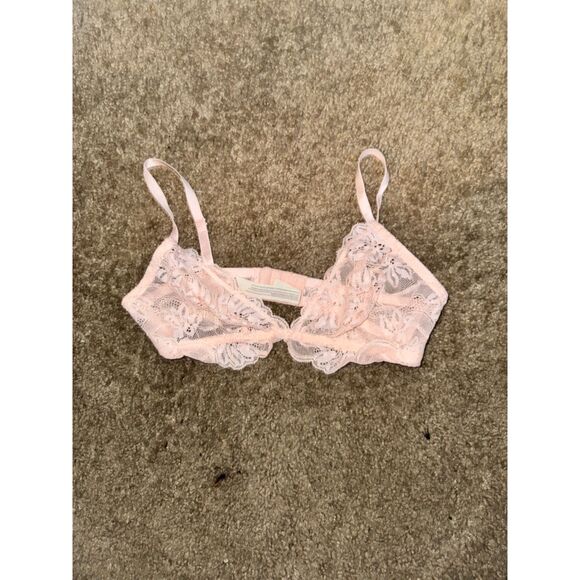 Size XS Free People Pink Stretch Bralette - Picture 1 of 3